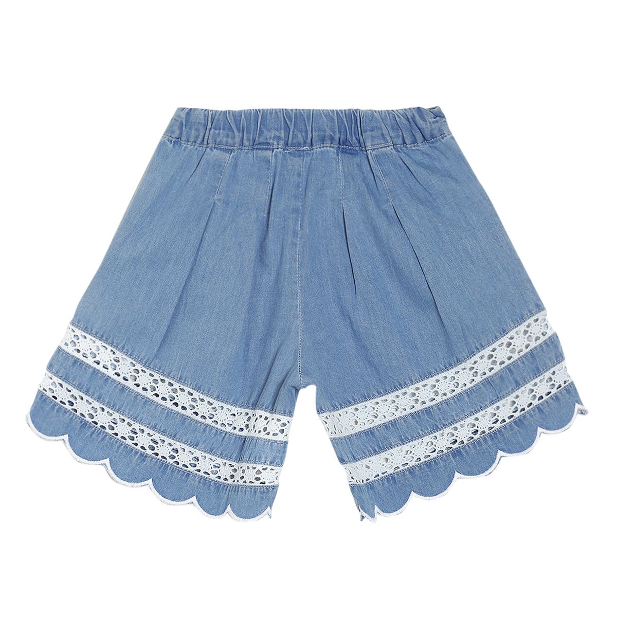 Pack of 1 woven skirt - denim blue for 3-6 Months