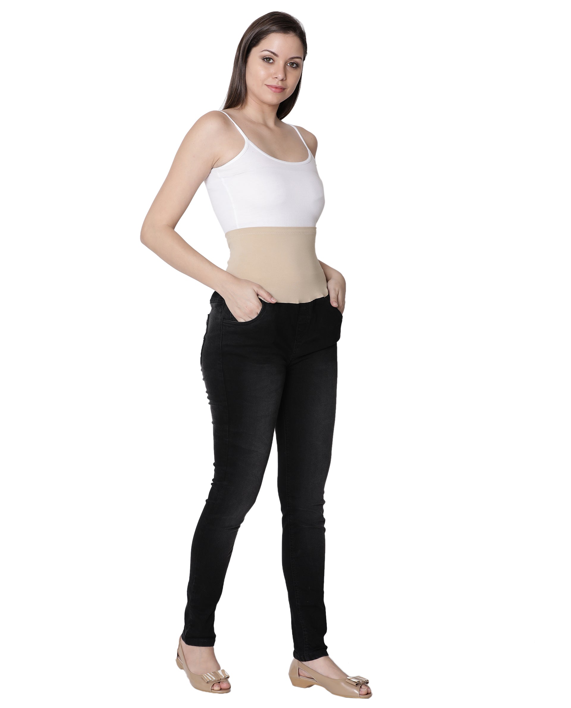 Black Tummy Tucker Pants