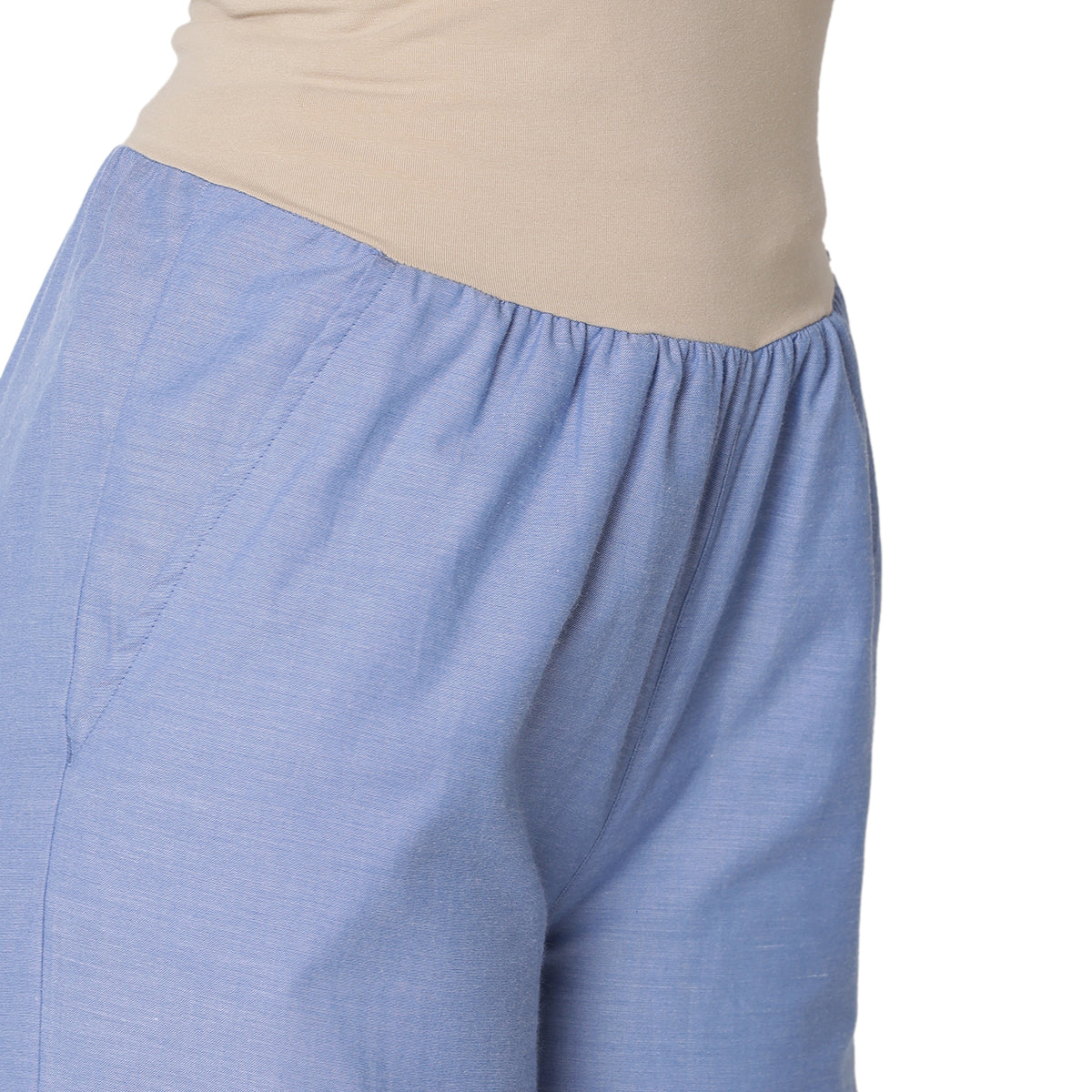 Chambray Nursing Woven Pant