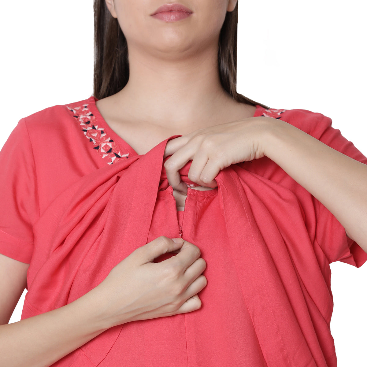 Nursing Woven Top