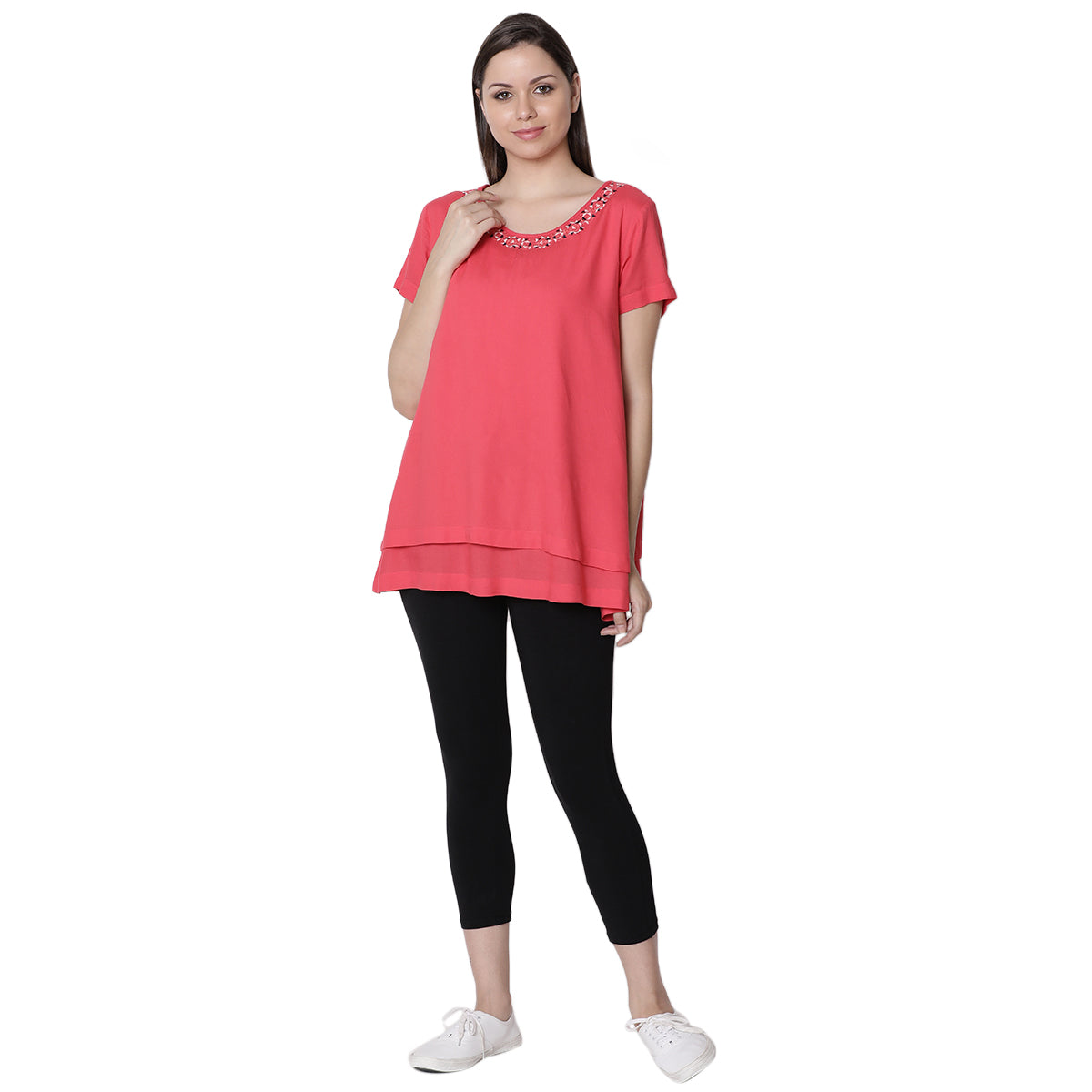 Nursing Woven Top