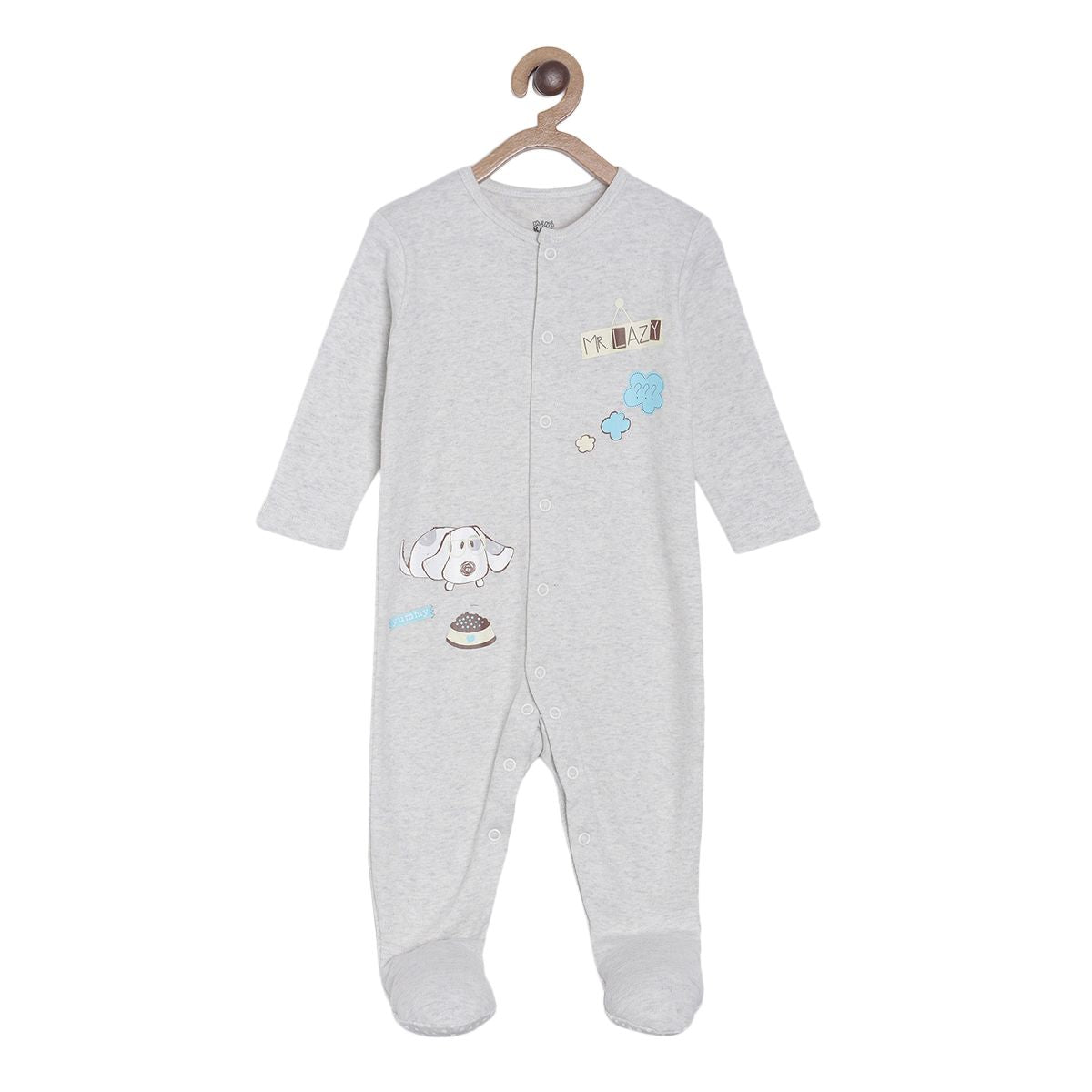 Pack of 2 sleep suit - sky blue for New Born