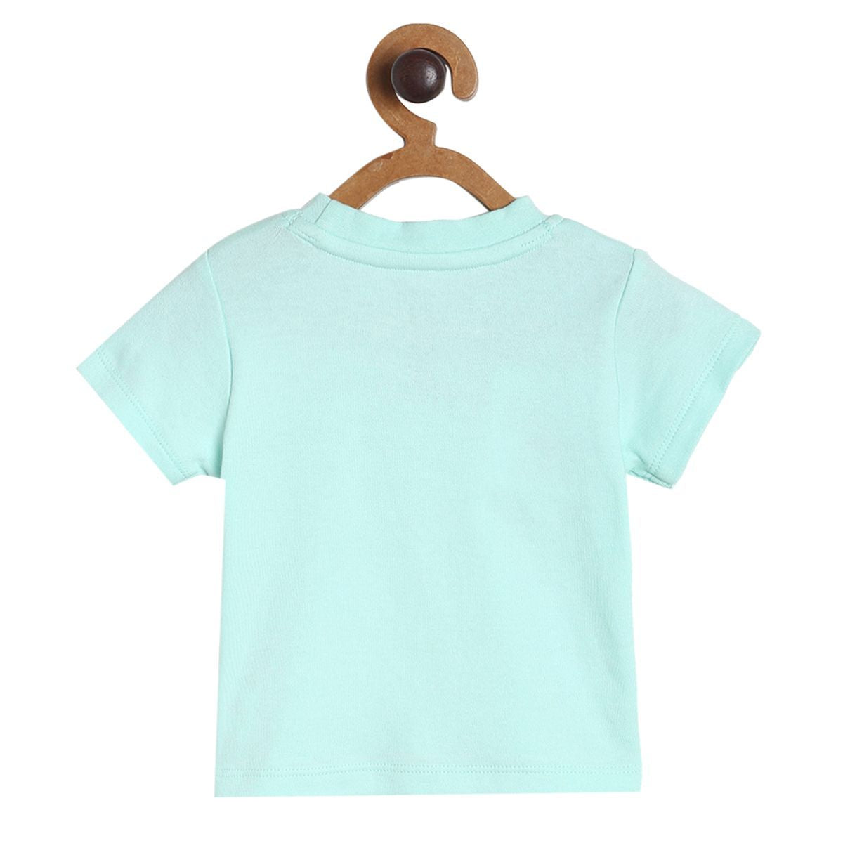 Pack of 3 t-shirt - turquoise blue for 0-3 Months