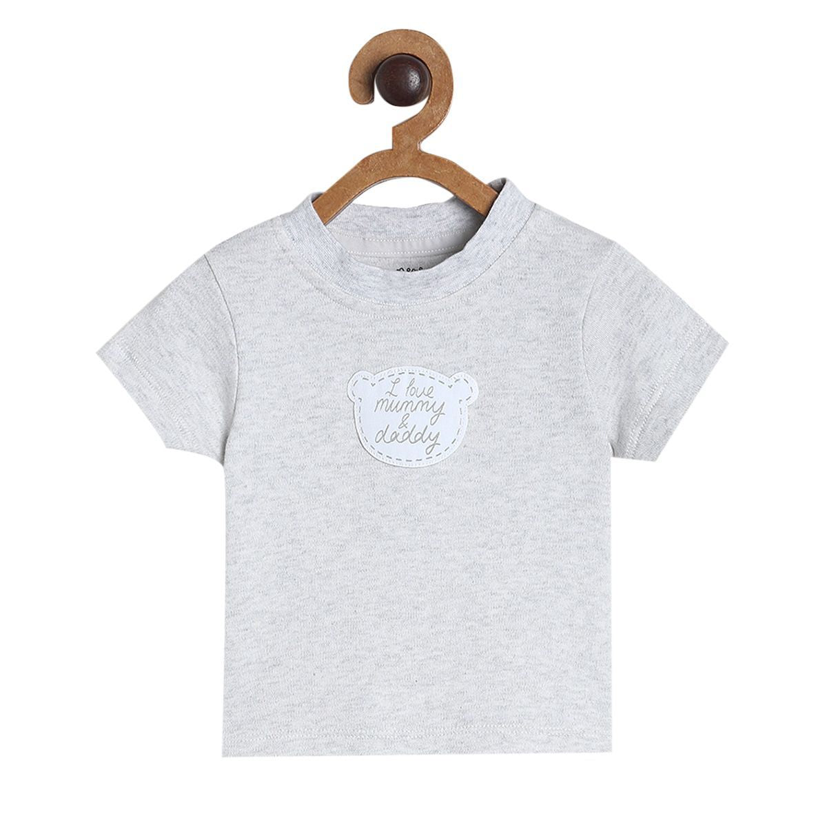 Pack of 3 t-shirt - turquoise blue for 0-3 Months
