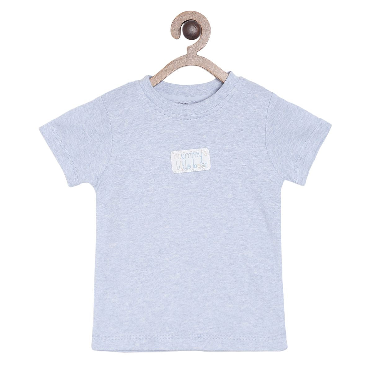 Pack of 3 t-shirt - light grey for 0-3 Months