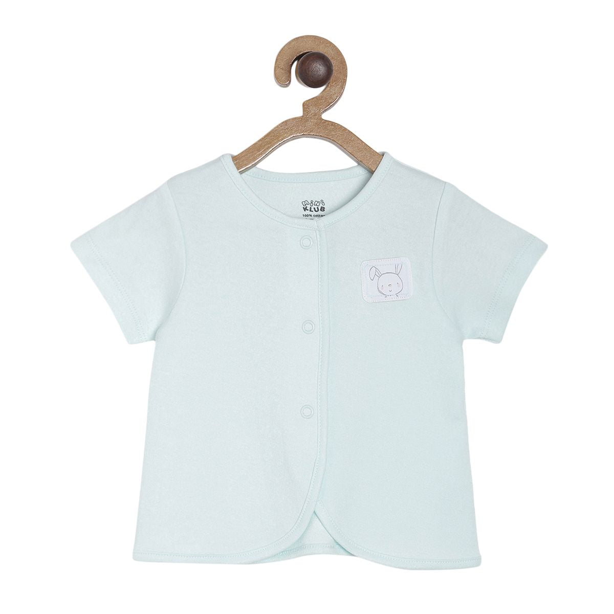 Pack of 3 front open vest - baby pink for New Born