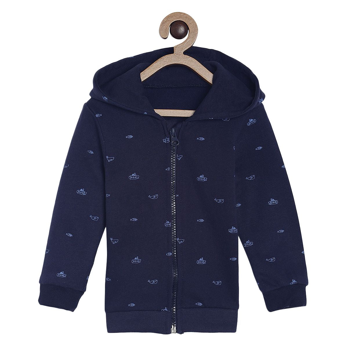 Boys Navy Blue Sweat Shirt