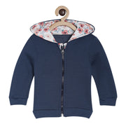 Girls Navy Blue Sweat Shirt