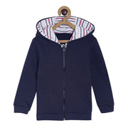 Girls Navy Blue Sweat Shirt