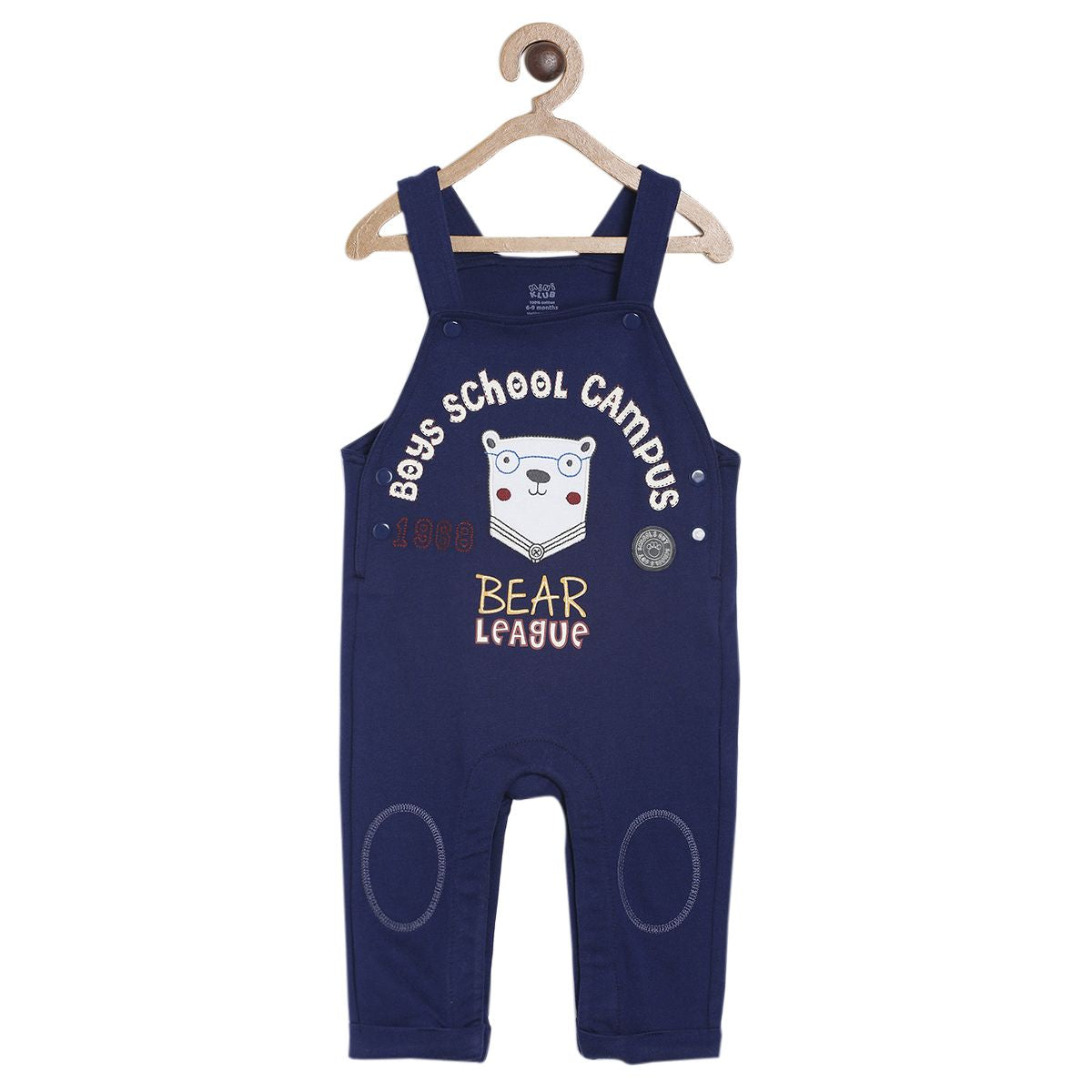Pack of 2 dungaree set - navy for 3-6 Months