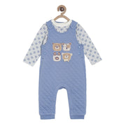 Boys Blue Dungaree Set