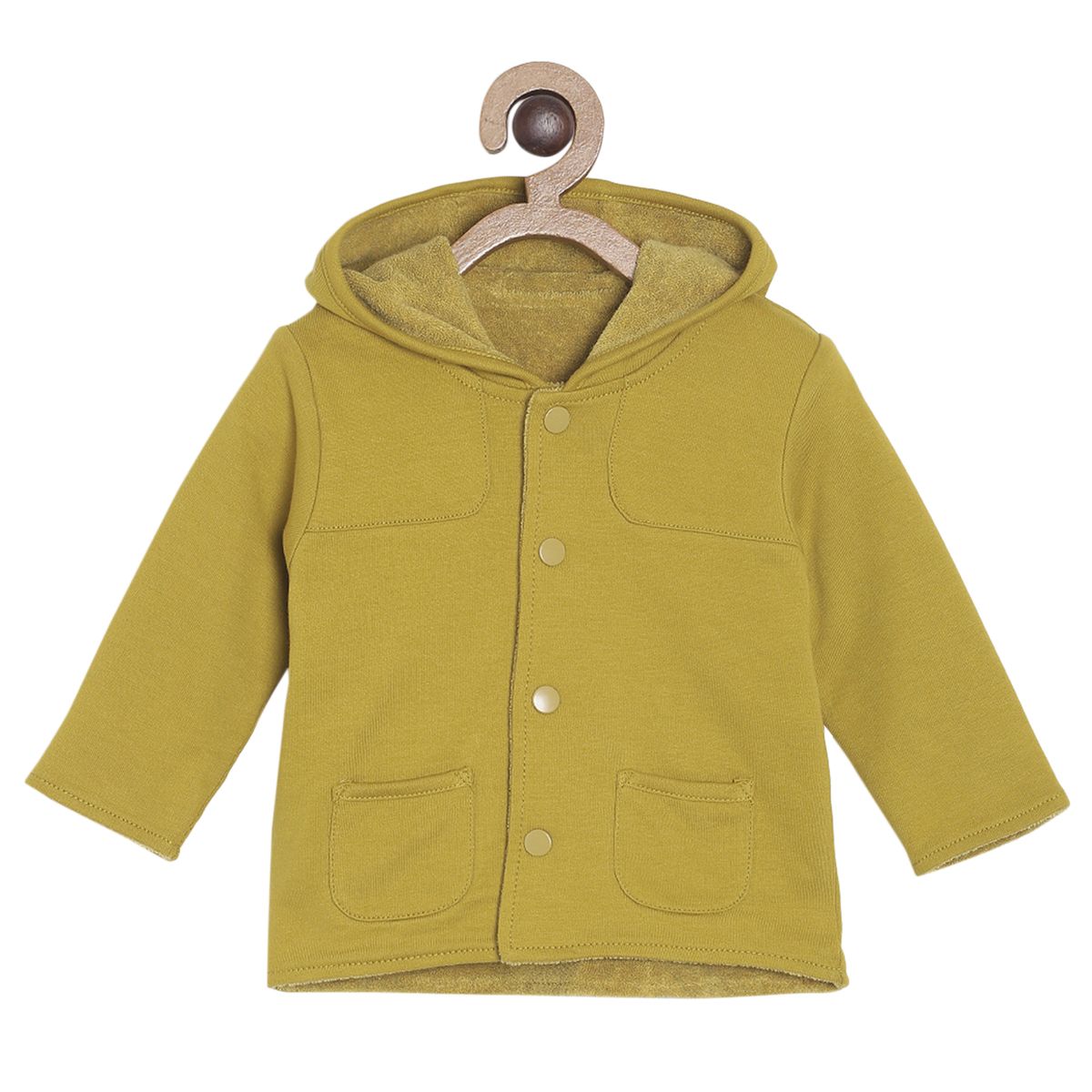 Pack of 1 jacket - yellow for 0-3 Months