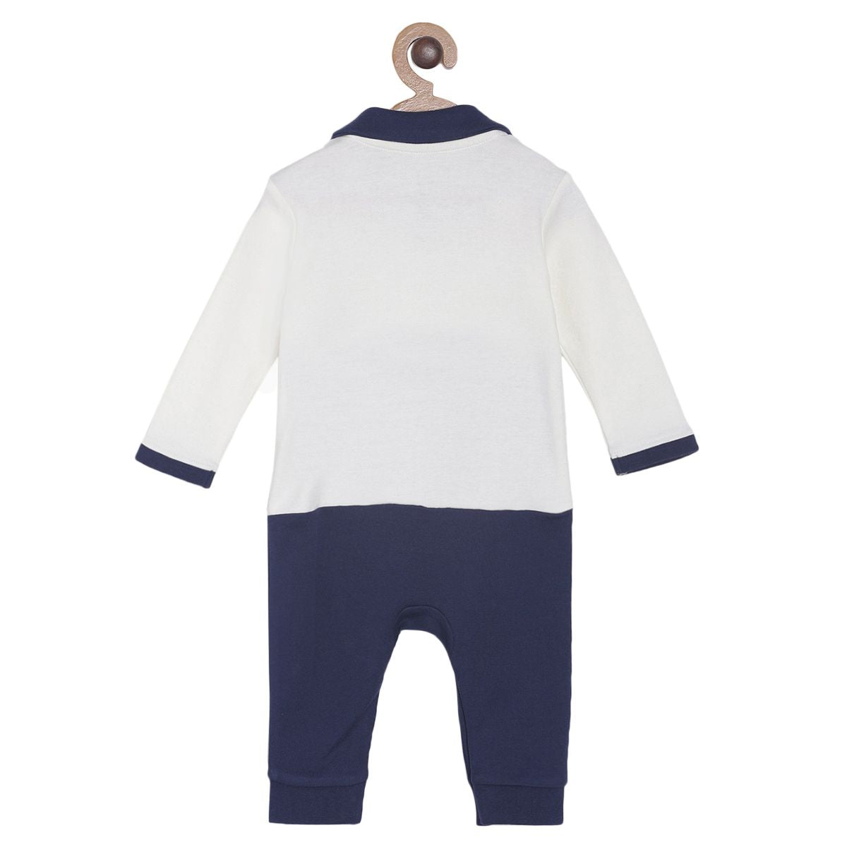 Boys Off White Romper