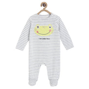 Pack of 1 sleep suit - sky blue & yellow for New Born
