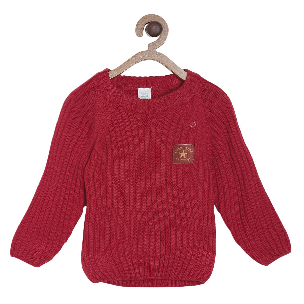 Pack of 1 sweater - red for 0-3 Months