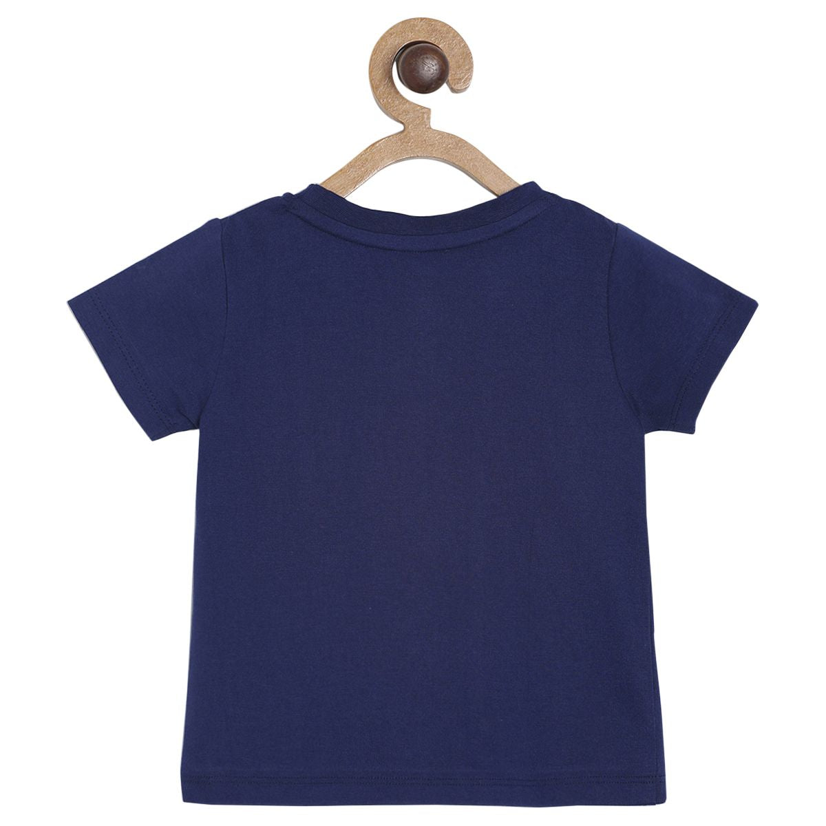 Pack of 2 t-shirt & knit bottom - navy for 0-3 Months