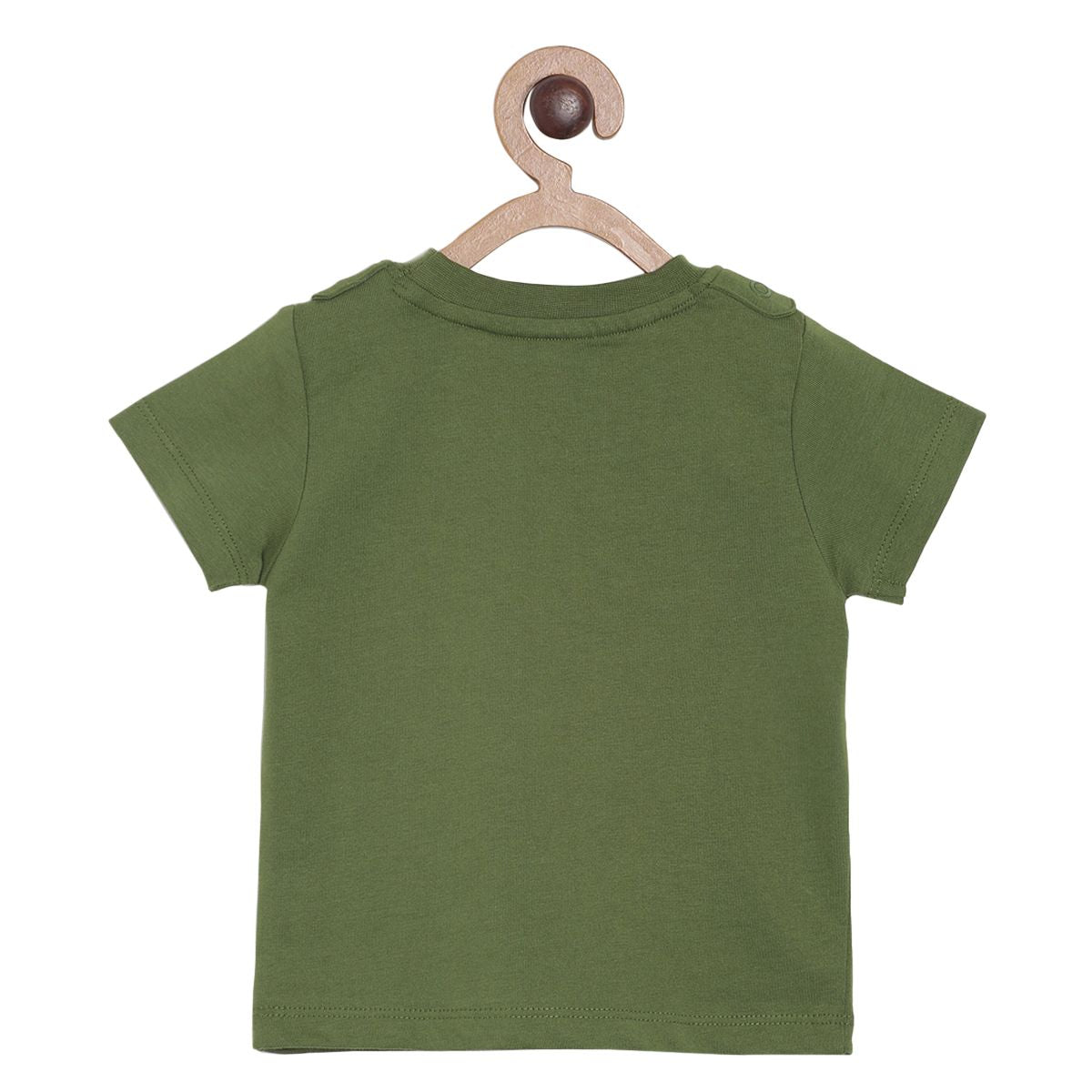 Pack of 2 t-shirt & knit bottom - green for 0-3 Months