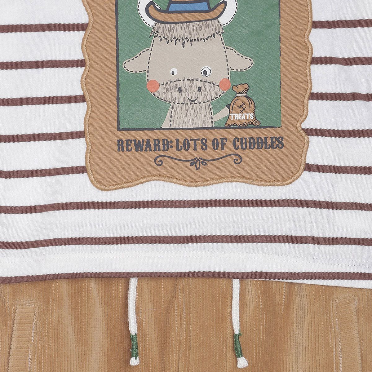 Boys Multi T-Shirt And Knit Bottom