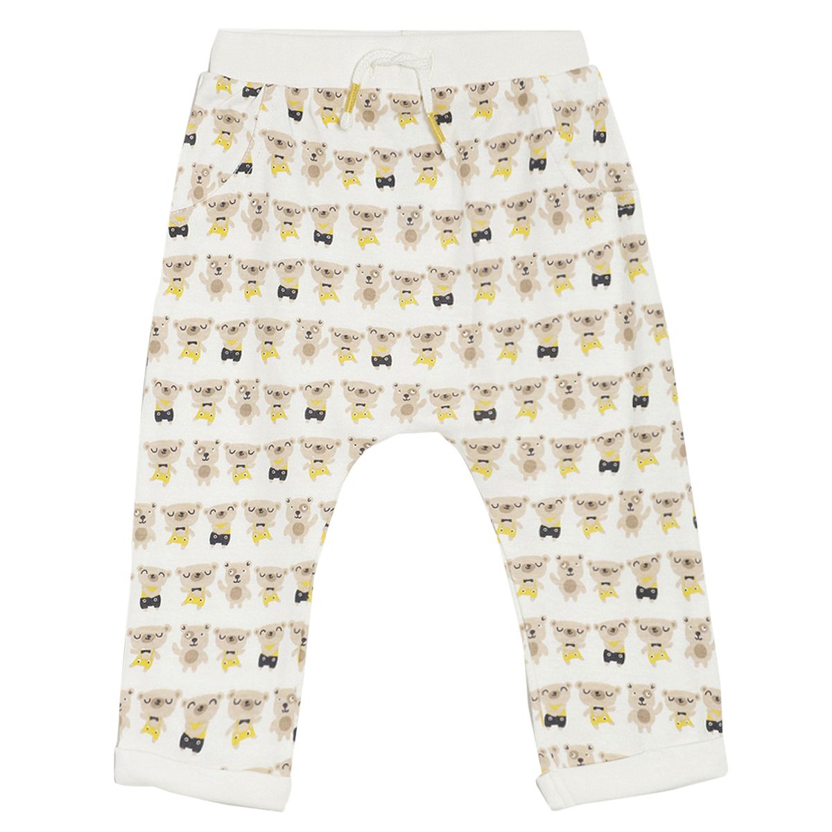 Boys Yellow T-Shirt & Knit Bottom