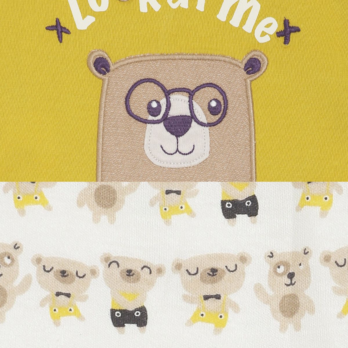 Boys Yellow T-Shirt & Knit Bottom