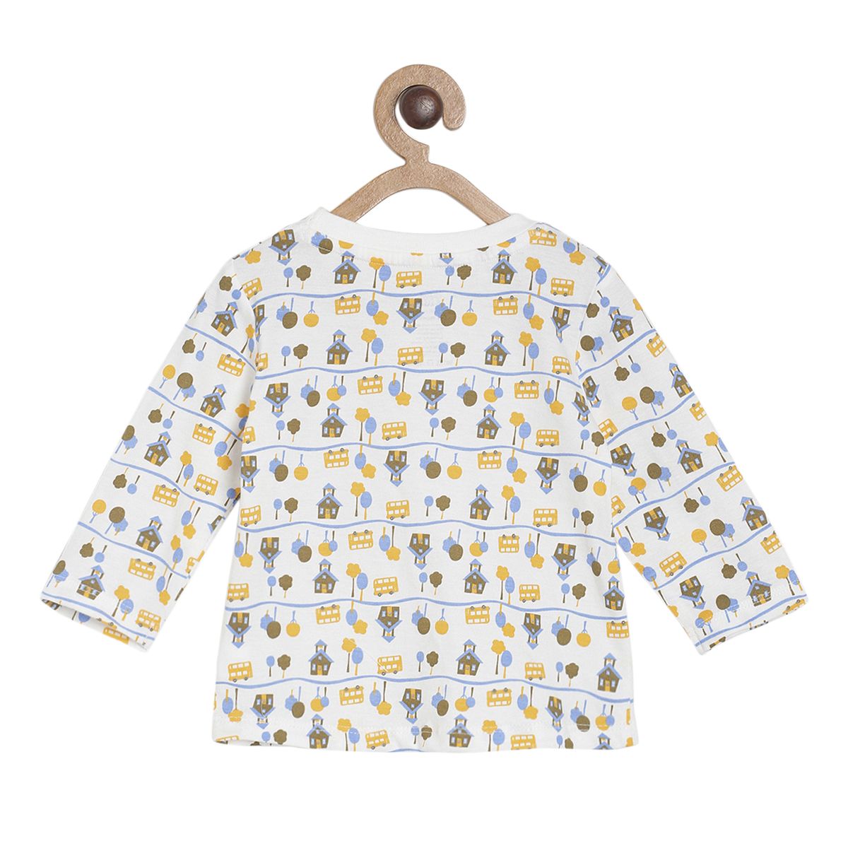 Pack of 3 t-shirt - white & blue for 0-3 Months