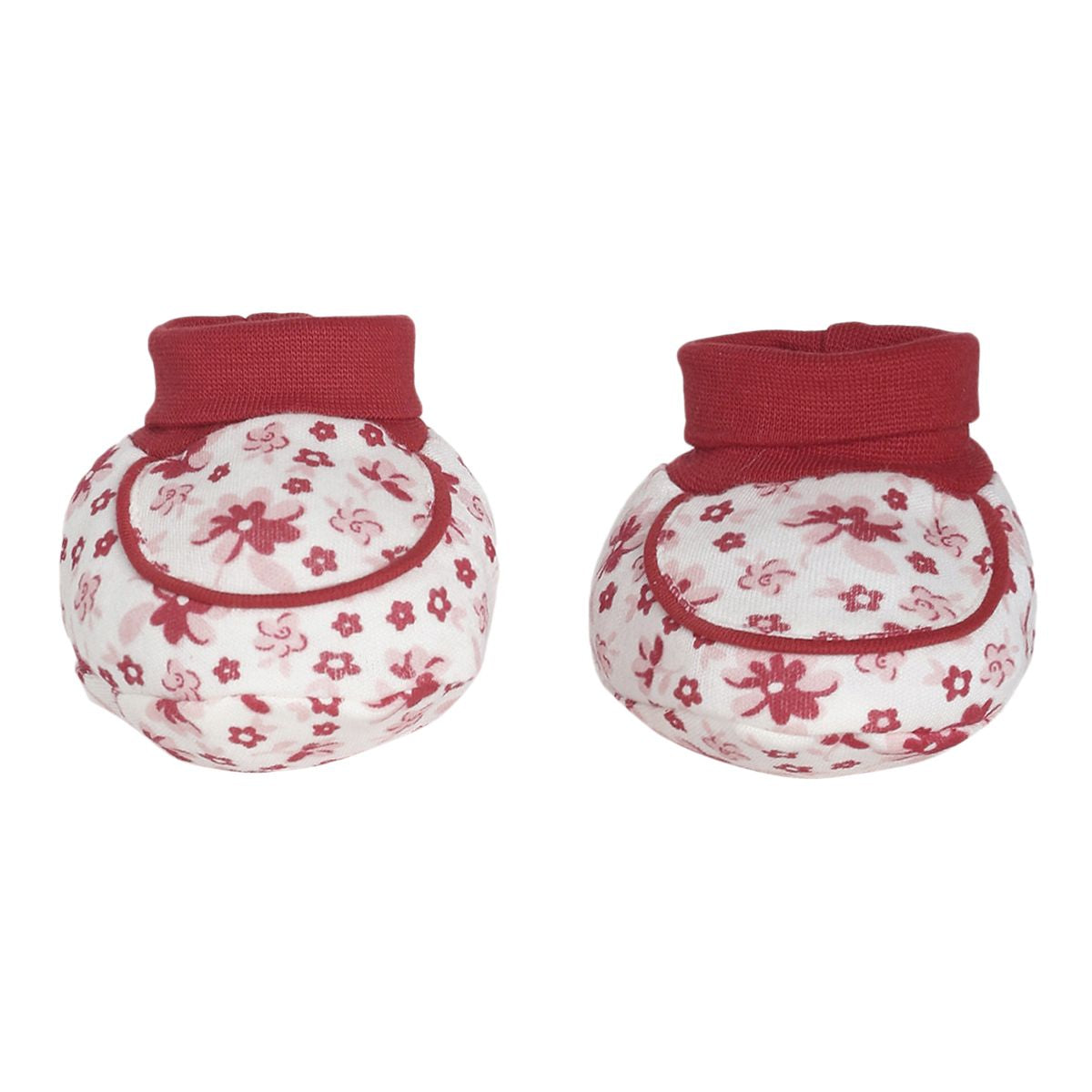 Baby Girls Pink Cotton Floral Design Feeding Bib