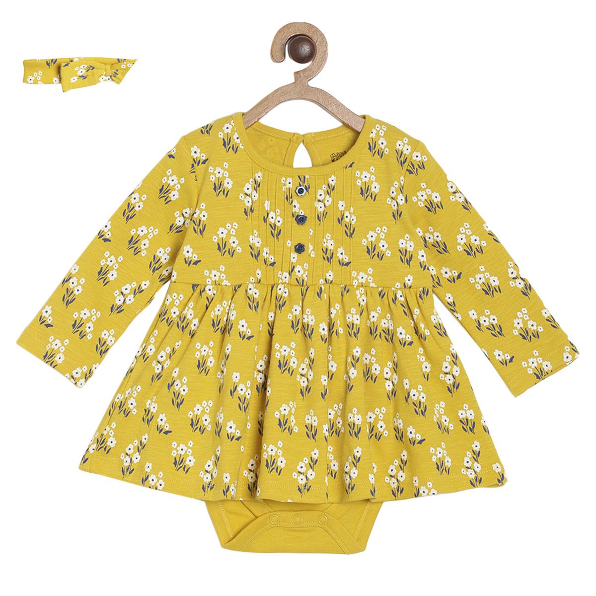 Girls Yellow Body Suit