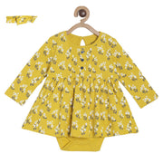 Girls Yellow Body Suit