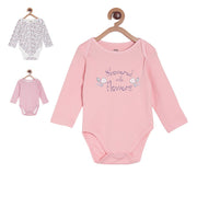 Pack of 3 body suit - baby pink for New Born