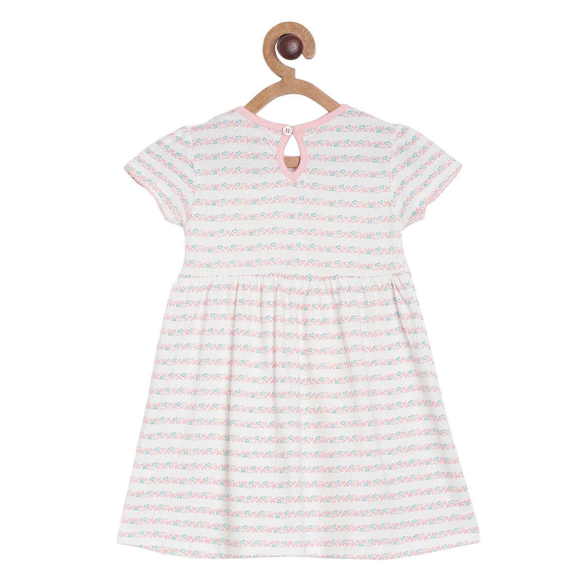 Pack of 2 dress - white & blue for 0-3 Months