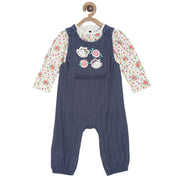 Pack of 2 dungaree set - navy for 3-6 Months