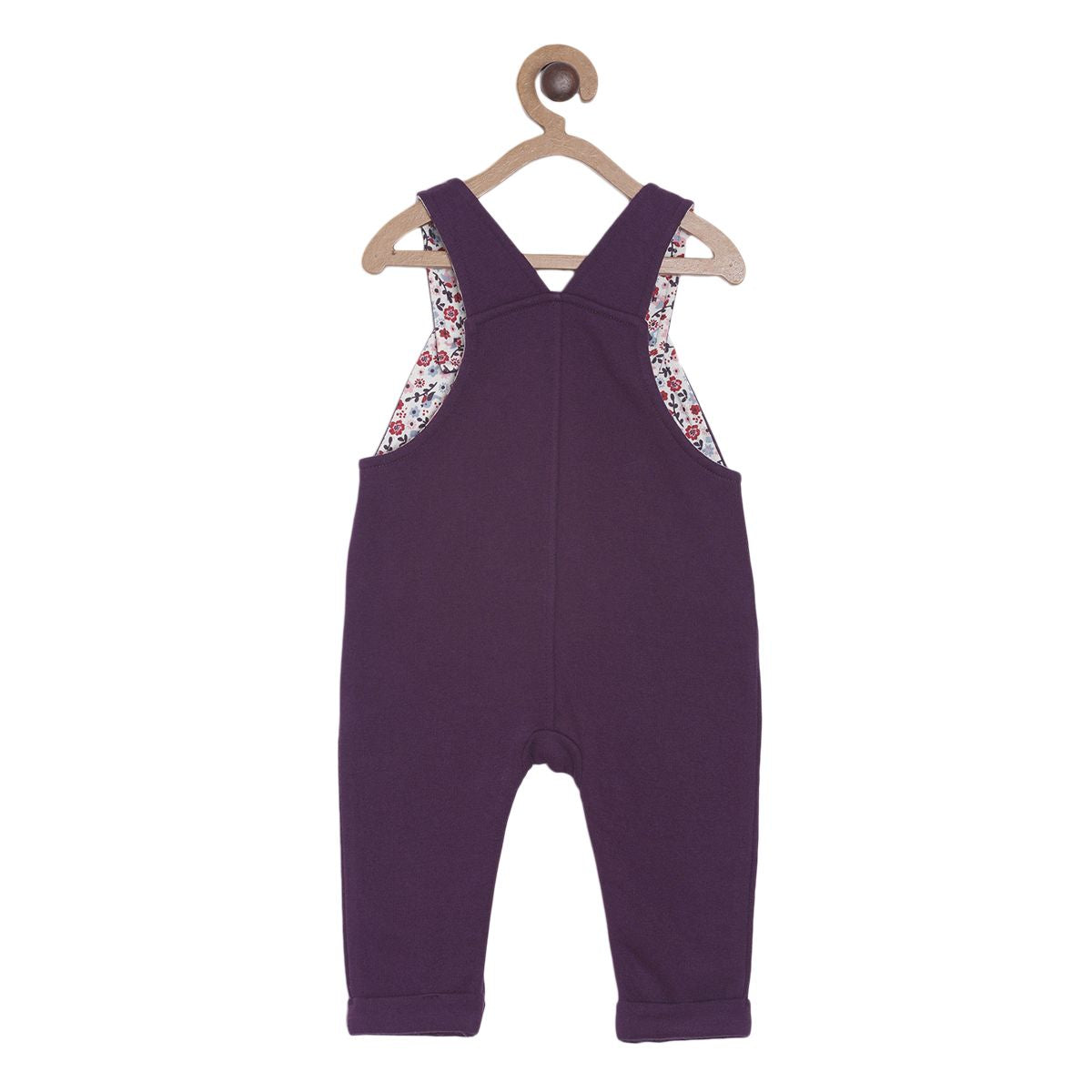 Pack of 2 dungaree set - purple for 3-6 Months