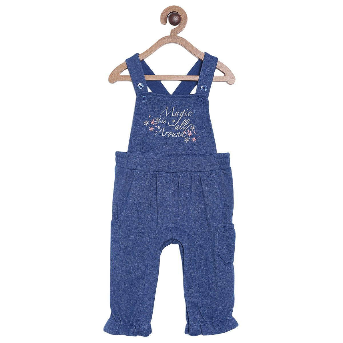 Pack of 2 dungaree set - navy for 3-6 Months