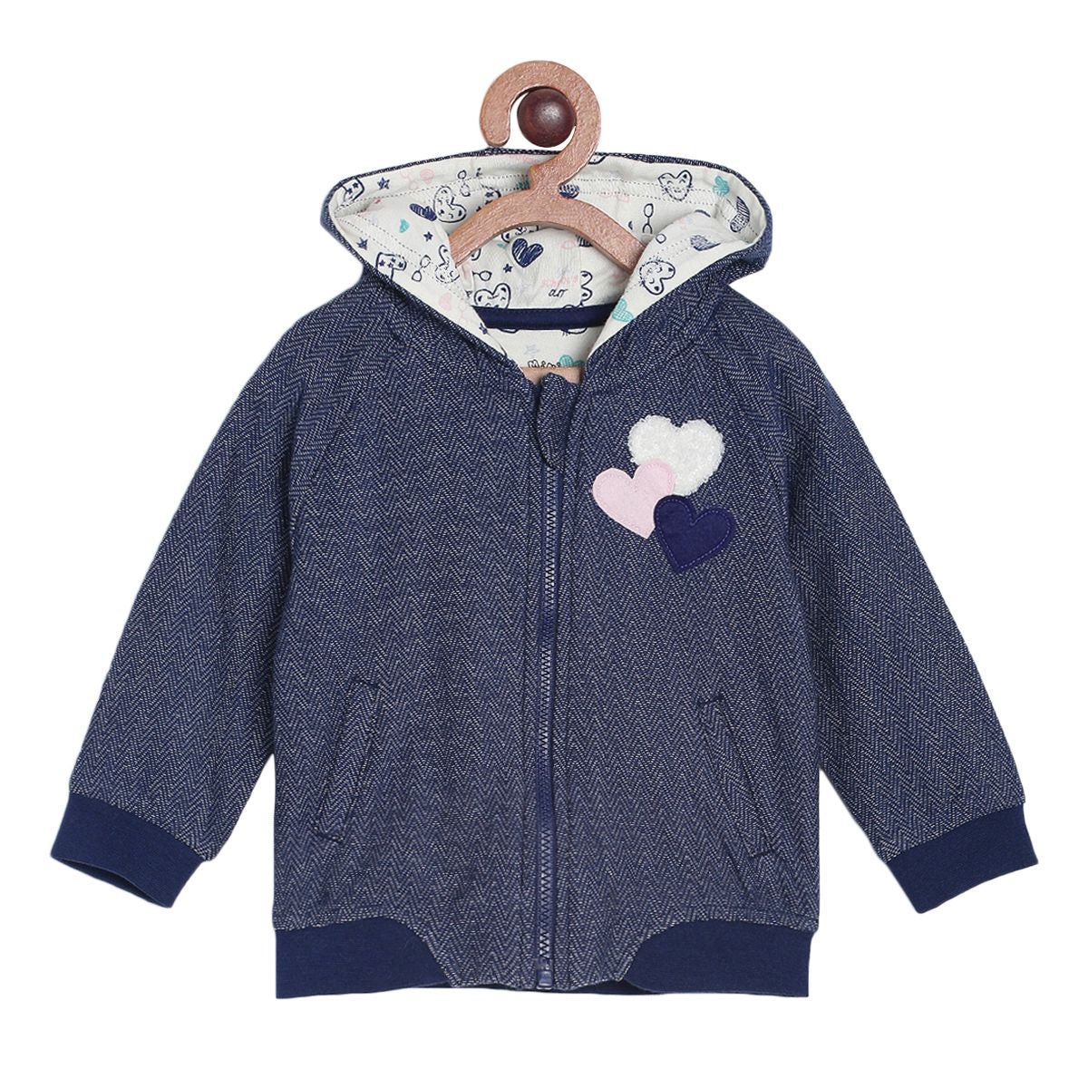 Pack of 1 jacket - navy for 0-3 Months