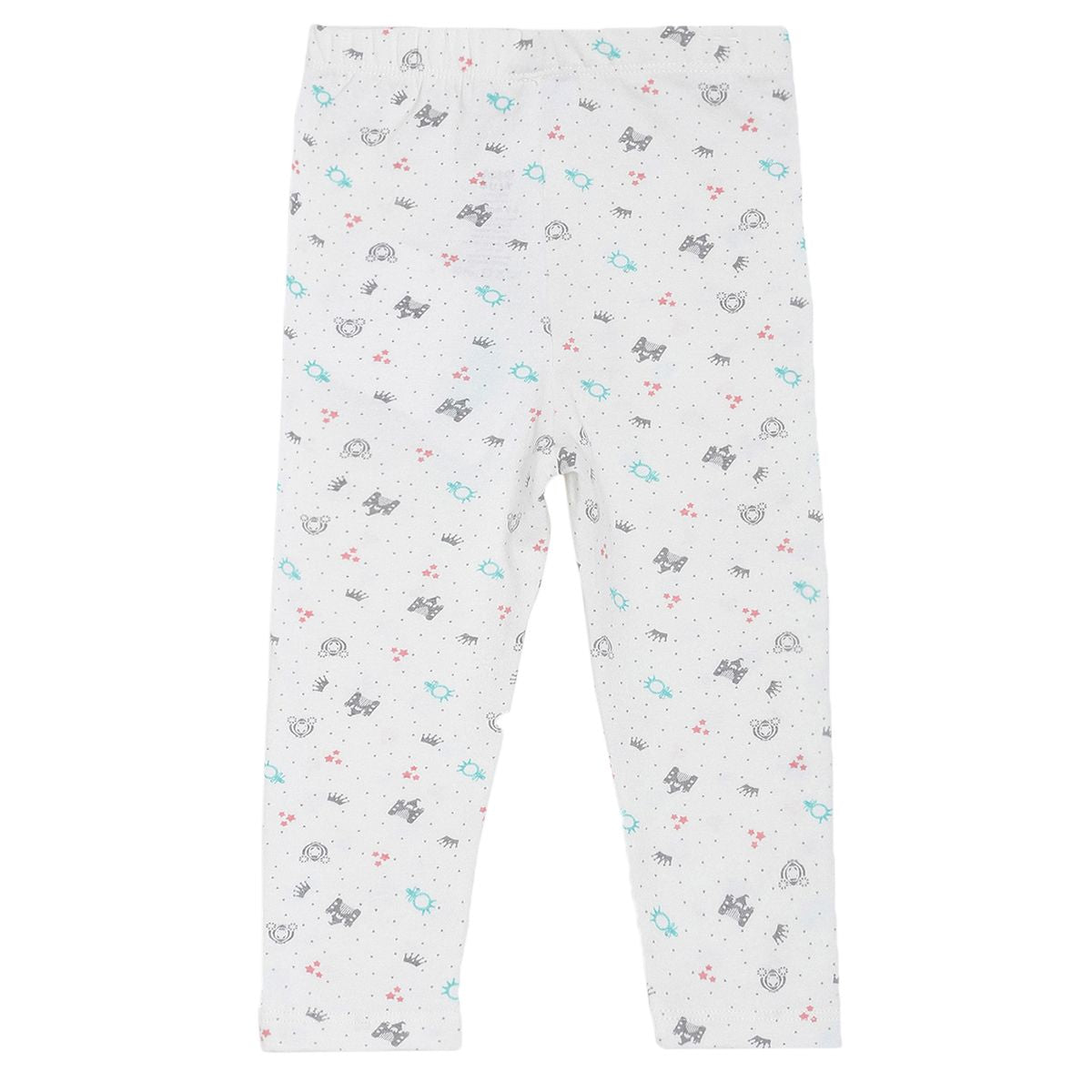 Pack of 3 legging - white & blue for 0-3 Months