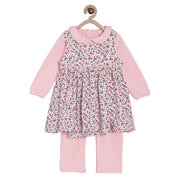Pack of 2 romper & dress - pink for New Born