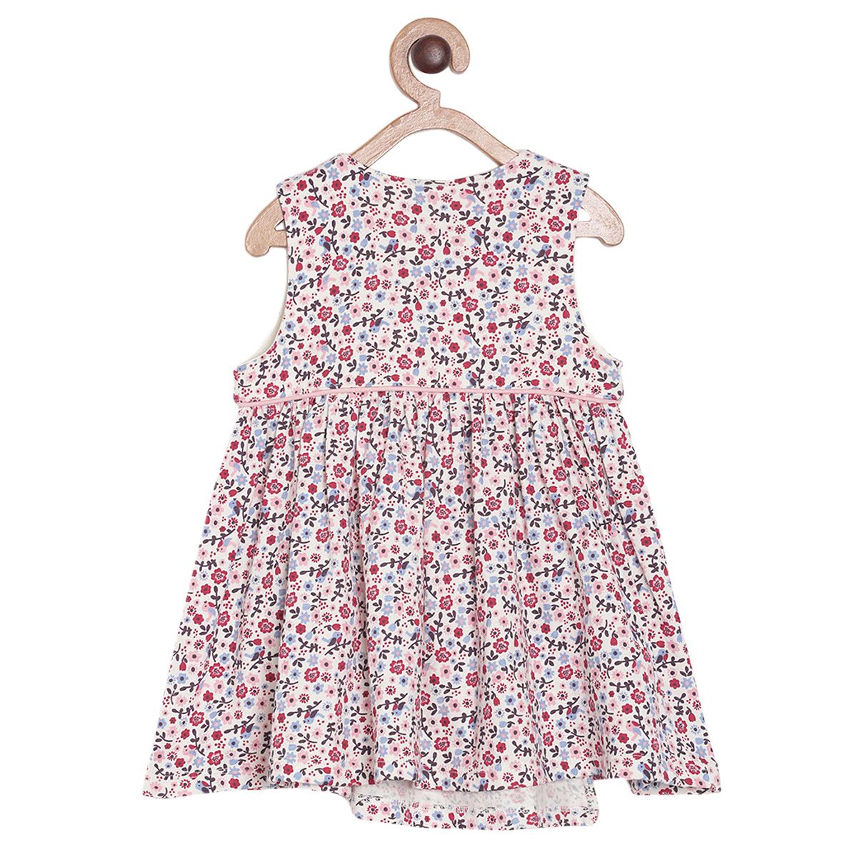 Pack of 2 romper & dress - pink for New Born