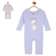 Pack of 2 romper - light blue for New Born