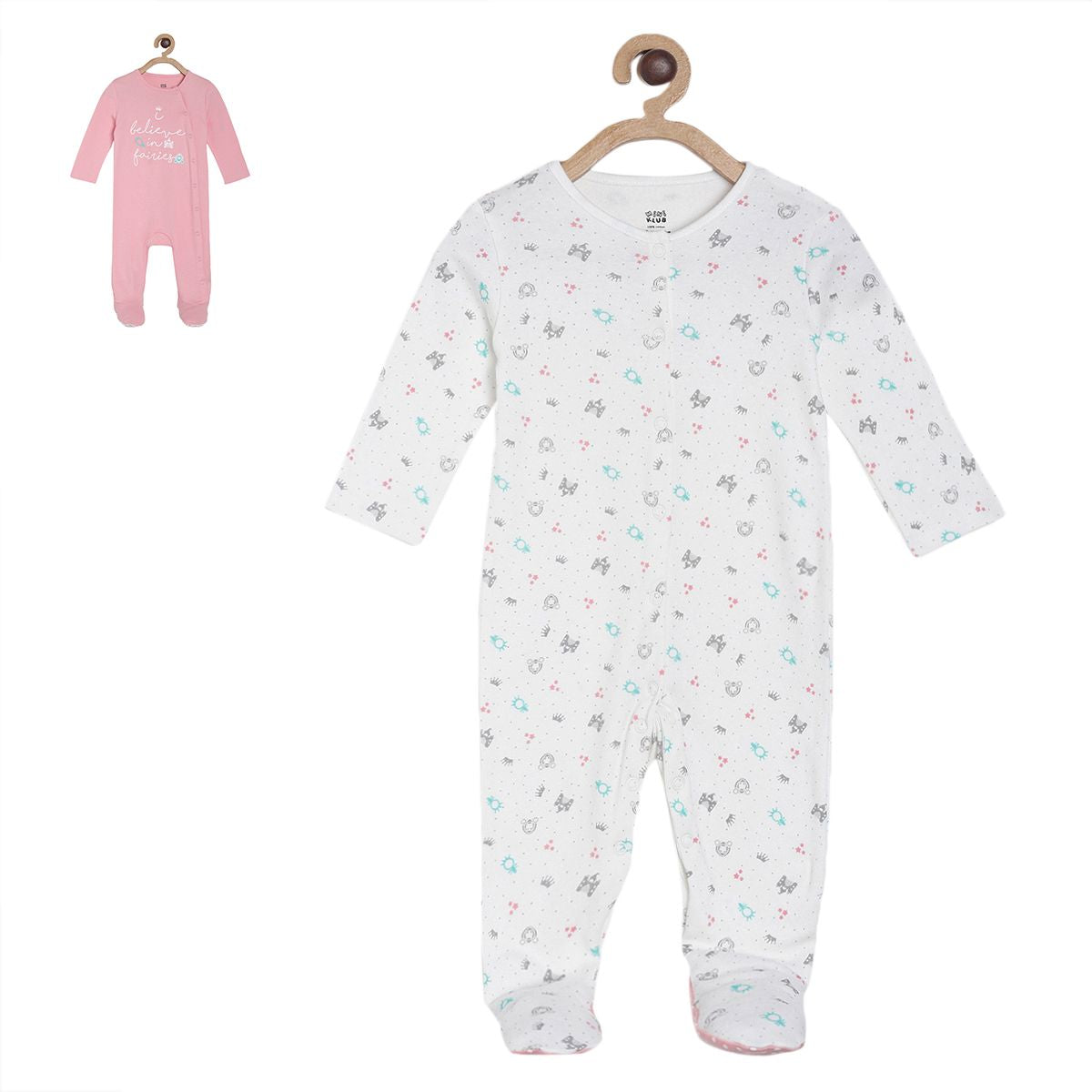 Girls Multi Sleep Suit