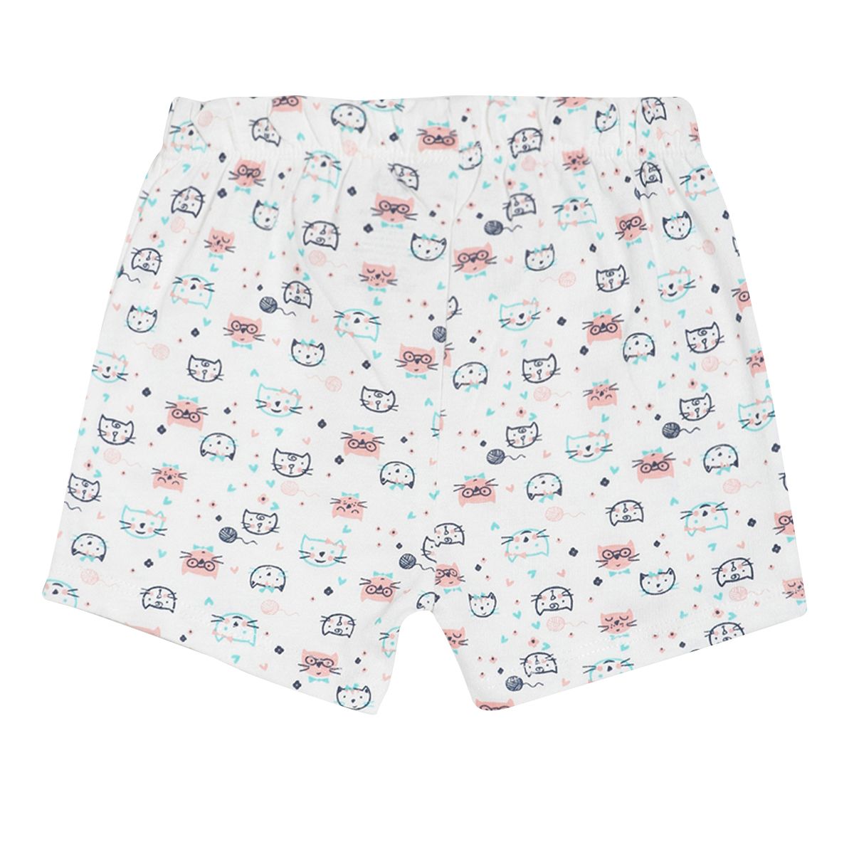 Pack of 3 shorts - white & blue for 0-3 Months