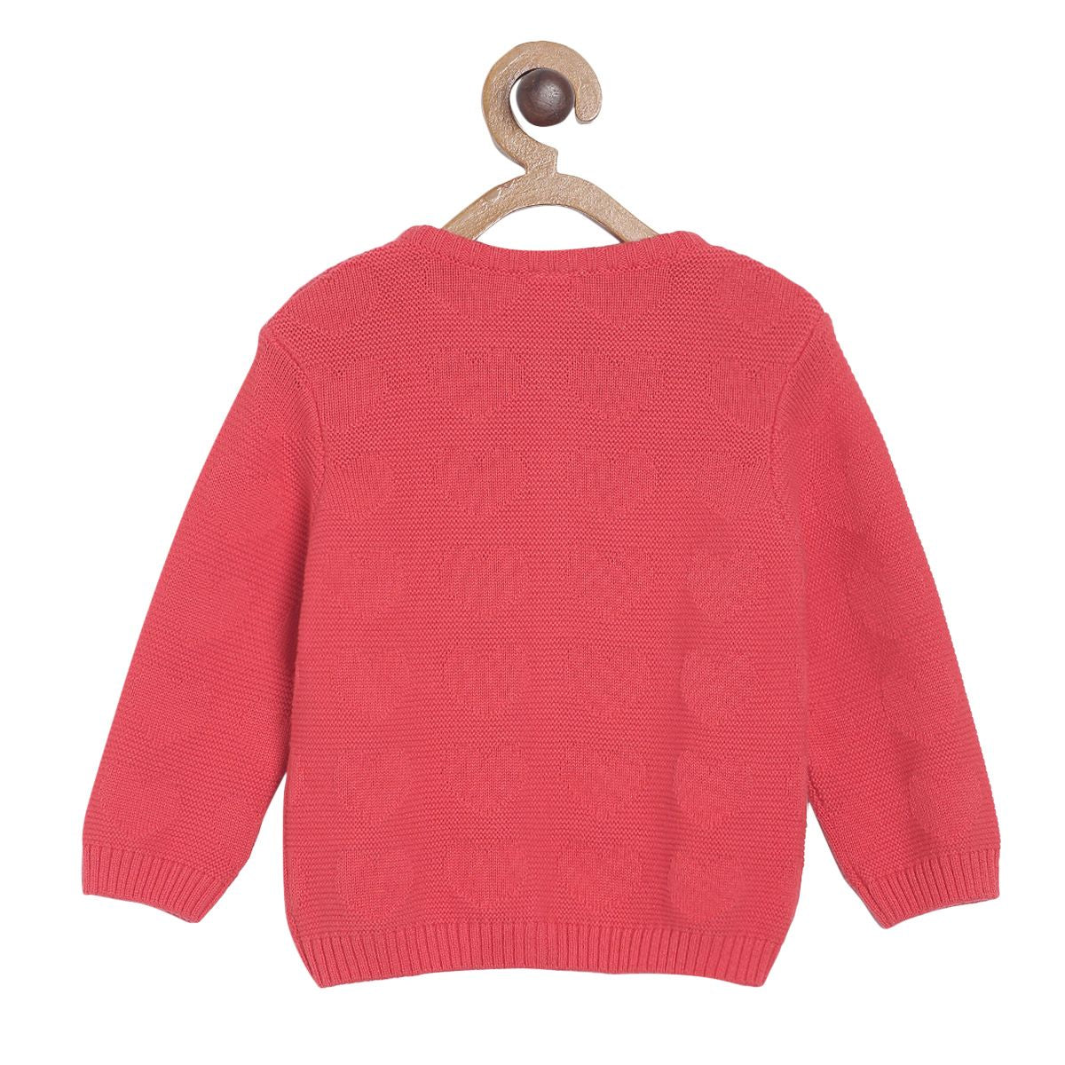 Pack of 1 sweater - dark pink for 0-3 Months