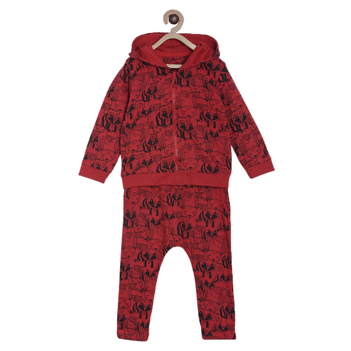 Pack of 2 track set - red for 3-6 Months
