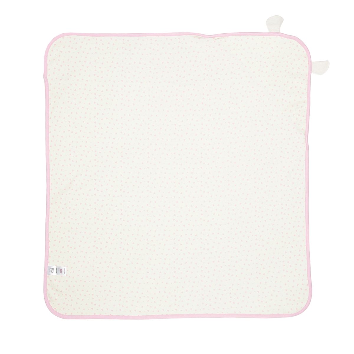 Baby Girls Solid Hooded Wrapper, Off White