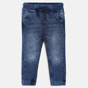 Boys Dk Wash Denim Pant