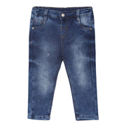 Pack of 1 denim pant - denim blue for 3-6 Months