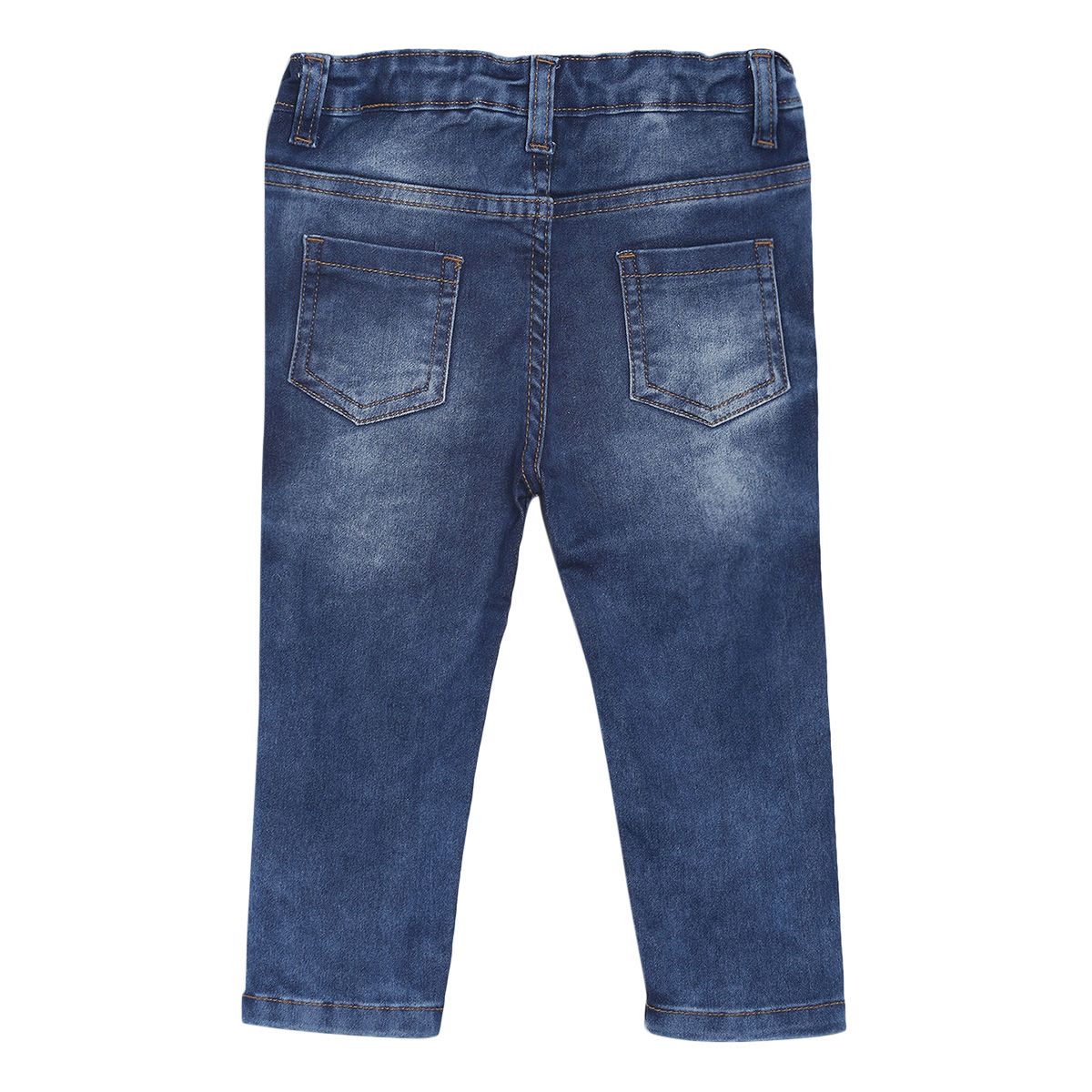 Pack of 1 denim pant - denim blue for 3-6 Months