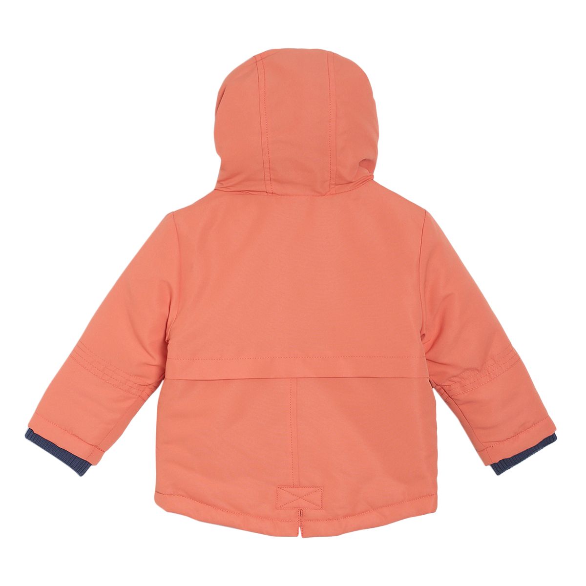 Pack of 1 hooded jacket - orange for 3-6 Months