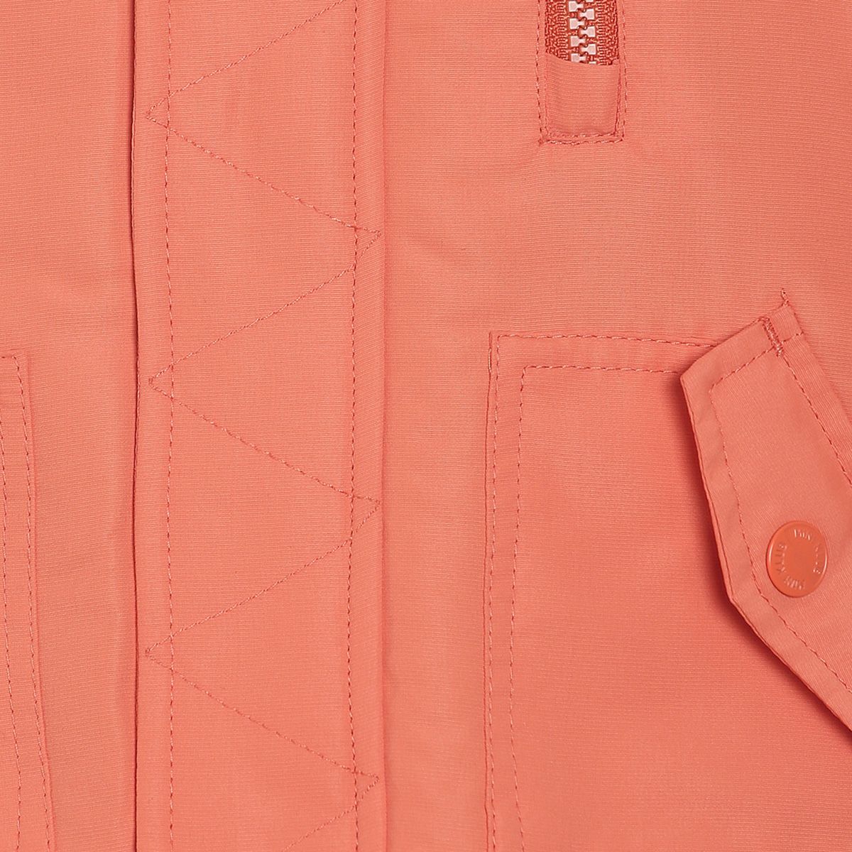 Pack of 1 hooded jacket - orange for 3-6 Months