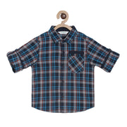 Pack of 1 shirt - midnightblue & black for 3-6 Months
