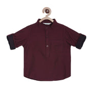 Boys Maroon Shirt